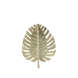 Golden Leaf Metal Wall Art - 32x40cm Home Decor Ornament