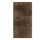 Elegant Racco Wood Round Lamp Base in Dark Brown, 33cm