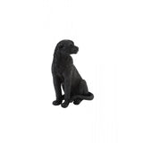 Elegant Black Cheetah Ornament - 10.5cm