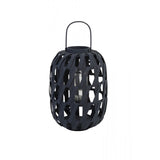 Vicky Bamboo Night Blue Lantern - 30cm x 45cm