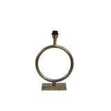 Antique Bronze Liva Lamp Base, 30x12.5x42cm, Round Brass Design