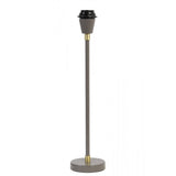 Mosira Matte Grey and Bronze Round Lamp Base 10x45cm