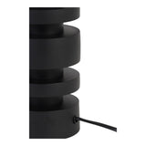 Desley Matte Black Metal Lamp Base 10.5x35cm