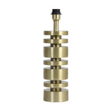 Desley Matte Gold Round Lamp Base, 40cm