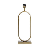 Antique Bronze Oval Lamp Base 21x13x55cm - Jamiri Collection