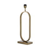 Antique Bronze Oval Lamp Base 21x13x55cm - Jamiri Collection