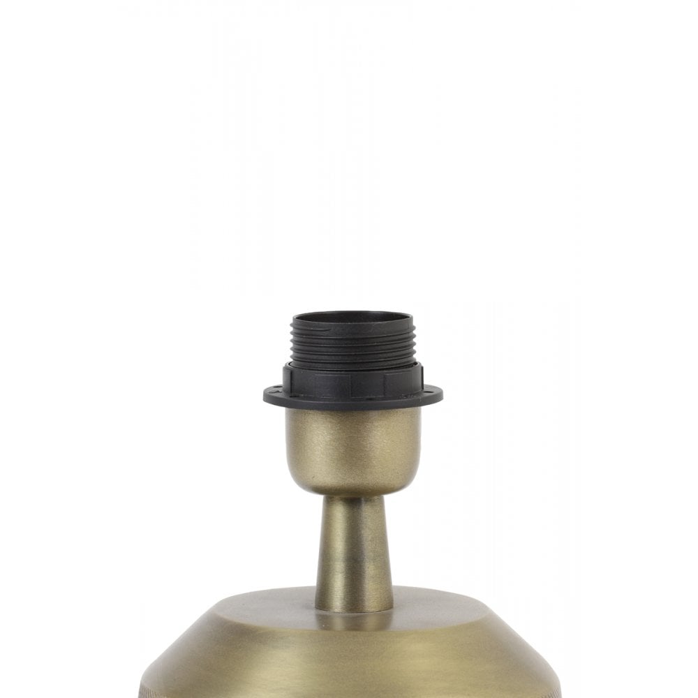 Antique Bronze Lilou Round Metal Lamp Base 16x18cm