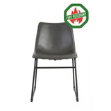 Jeddo Fr Gray Textile Dining Chair 55x45x79cm