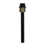 Rodrigo Antique Bronze and Matte Black Floor Lamp, 25x135cm