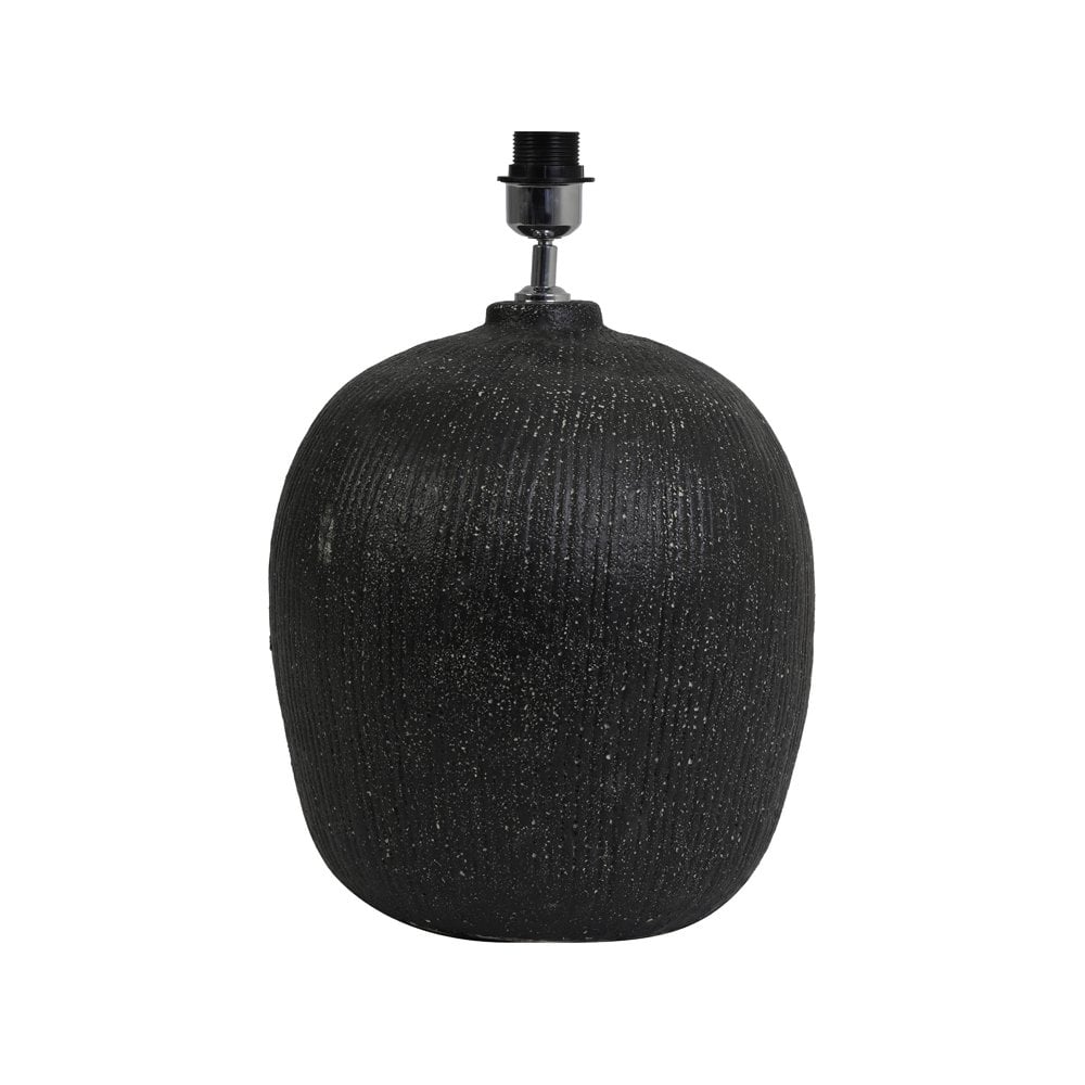 Ceramic Matte Dark Grey Lamp Base - Duncan Collection (33x45.5cm)