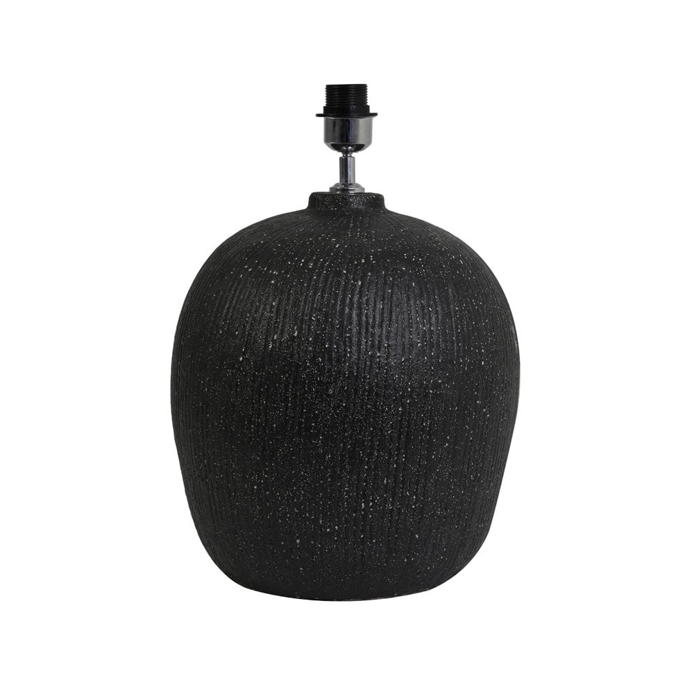 Ceramic Matte Dark Grey Lamp Base - Duncan Collection (33x45.5cm)