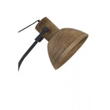 Imbert Dark Brown and Black Floor Lamp - 129cm