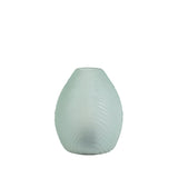 Leaf Collection Blue Glass LED Table Lamp, 15cm in Height