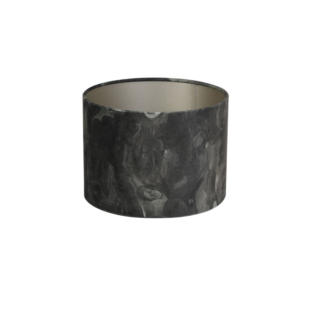 Marble Anthracite Cylinder Lamp Shade 20x20x15cm