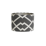 Hamlin Grey Textile Cylinder Shade 50x50x38cm