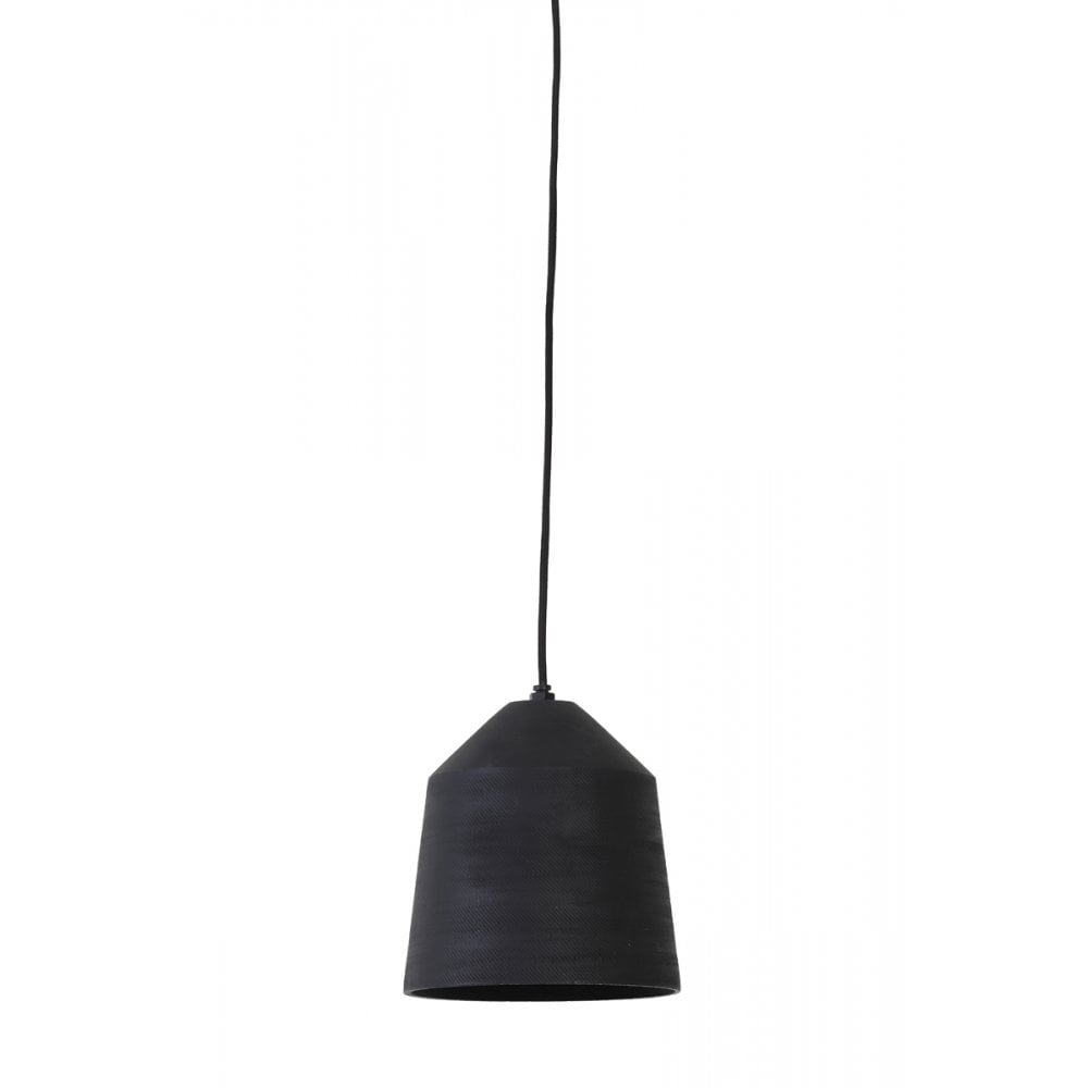 Contemporary Black Lilou Pendant Lamp, 16x17cm