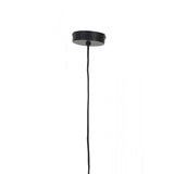 Contemporary Black Lilou Pendant Lamp, 16x17cm