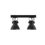 Eliano Dual Light Wall Fixture - Matte Black, 45x18x25cm