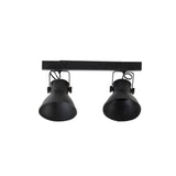 Eliano Dual Light Wall Fixture - Matte Black, 45x18x25cm