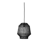 Vitora Matte Black Round Pendant Lamp 26x30cm