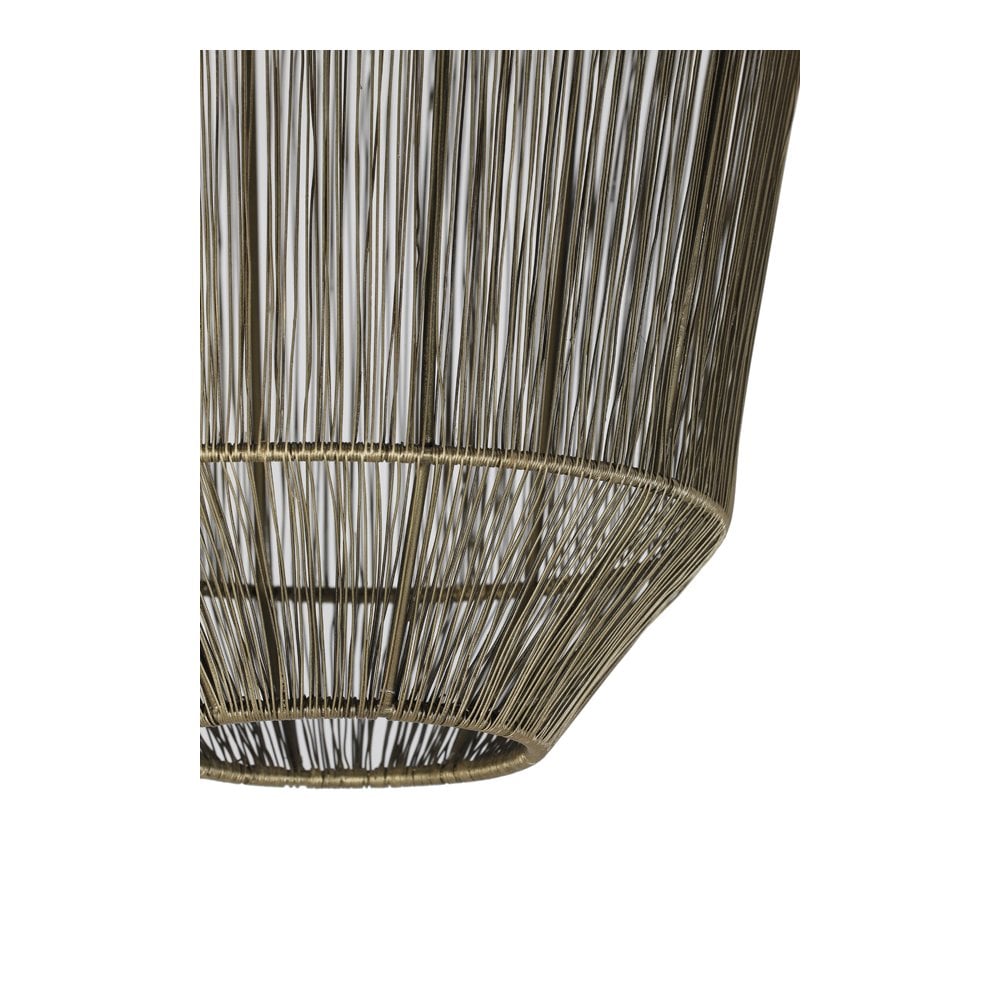 Vitora Vintage Brass Hanging Lamp 30x38cm