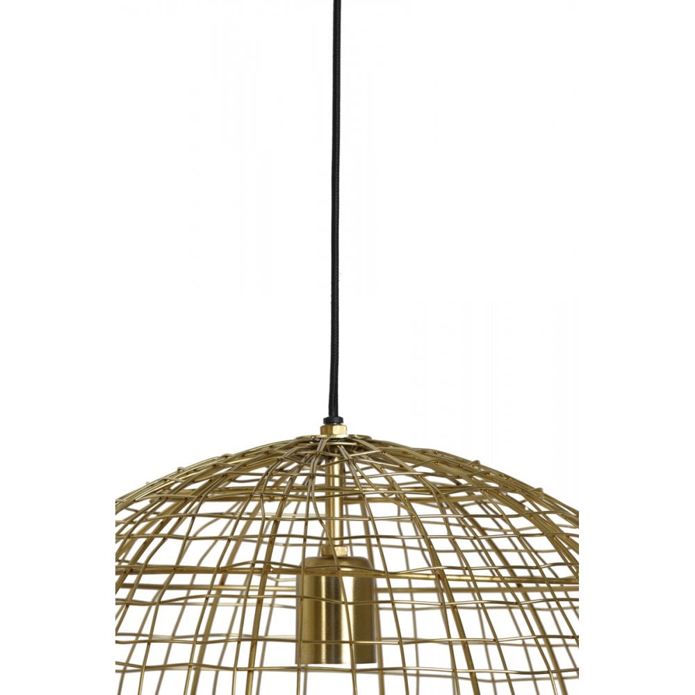 Title: Mirana Bronze Round Hanging Lamp - 35cm