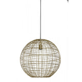 Bronze Elegance: Mirana Round Hanging Lamp 46x46cm