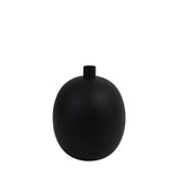Elegant Matte Black Binco Vase - 26x34cm Statement Piece