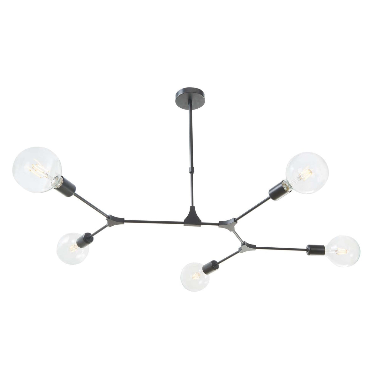 Euphemia 5 Light Pendant Black
