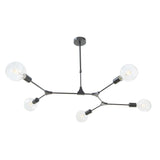 Euphemia 5 Light Pendant Black