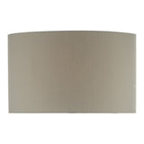 Funchal Grey Cotton Drum Shade 43cm