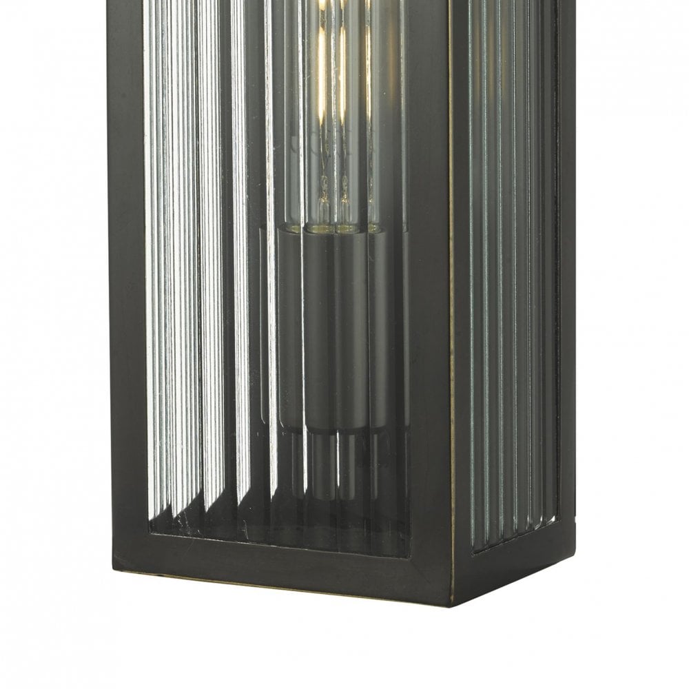 Keegan Outdoor Wall Light Rubbed Bronze IP44 Small