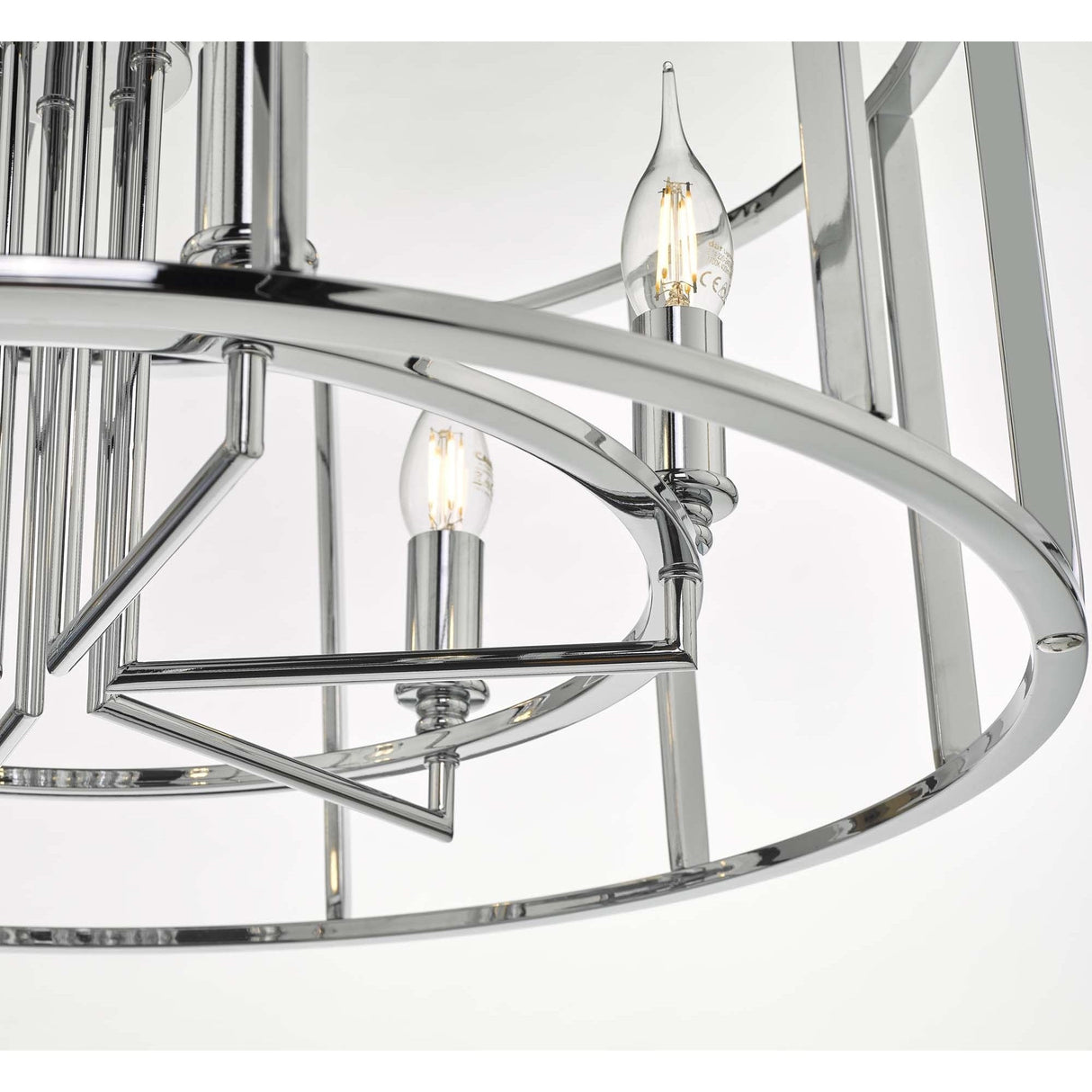 Myka 6 Light Pendant Polished Chrome