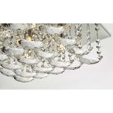 Orella 5 Light Flush Polished Chrome & Crystal