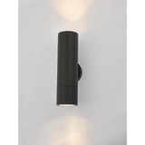 Ortega Outdoor 2 Light Wall Light Matt Black IP65