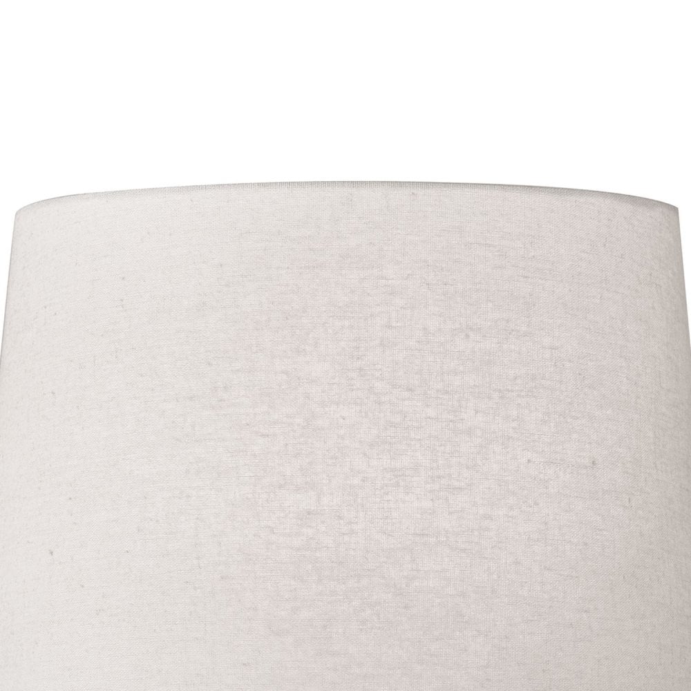 Griffith Grey Linen Tapered Drum Shade 30cm