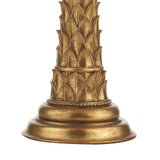 Palm Table Lamp Gold Base Only