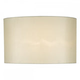Syracuse White Faux Silk Oval Shade 40cm
