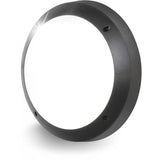 Gelmi 9W 4000K LED Round Bulkhead Light - Black, IP66, Emergency