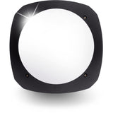 Stucchi Black 9W 4000K LED Square Emergency Bulkhead Light