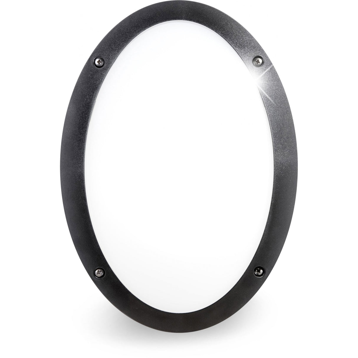 Maddi 9W 4000K Black LED Round Emergency Bulkhead Light