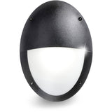 Maddi-VE White Oval Bulkhead Light with Eyelid Cover