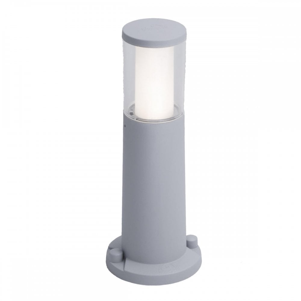 Carlo 400 Black LED Bollard with Frosted Diffuser – Contemporary 400mm GU10 Light