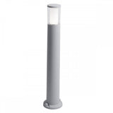 Sleek Black Carlo 800 Bollard with 3.5W GU10 LED, 4000K Cool White