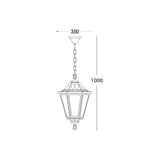Noemi Sichem Black Classic Hexagonal Lantern with Chain