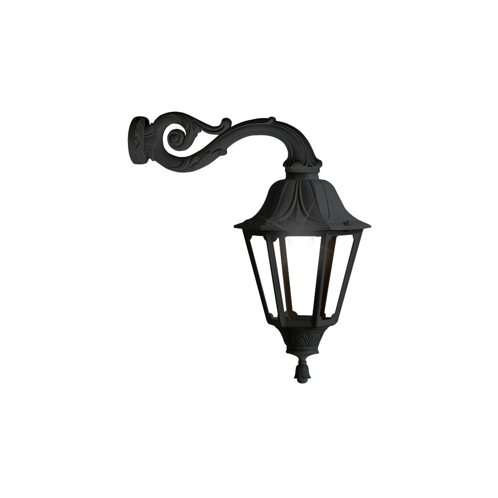 Noemi Adam Black E27 Classic Wall Lantern