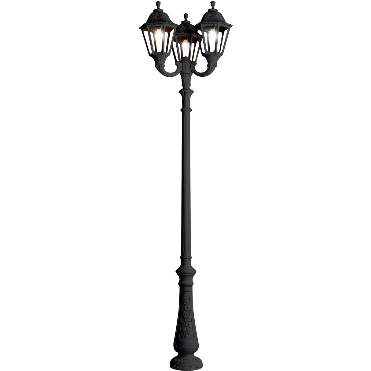Noemi Nebo-Ofir Classic Triple Head Black Lantern Post