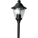 Gino 400 Urban Modern Black Lantern IP65 E27 With Black Louvre