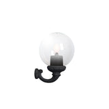 Opal Black Globe Wall Fixture - Ofir 400 Series