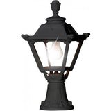 Elegant Minilot Black LED Pedestal Lantern 6W